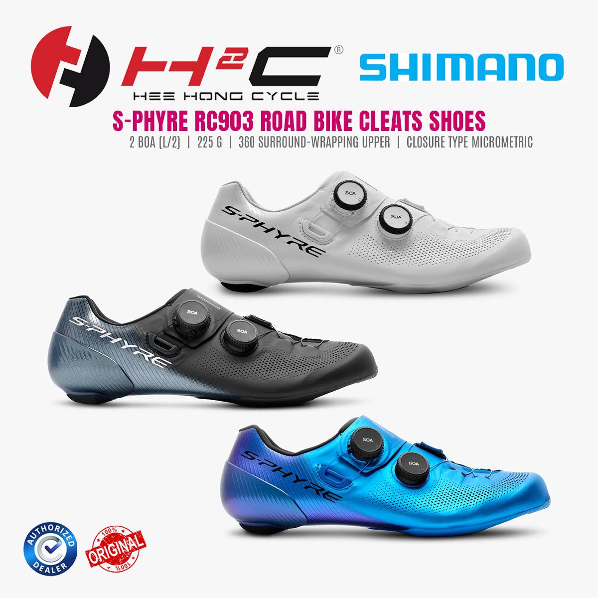 Shimano SPhyre RC903 Road Bike Cleats Shoes
